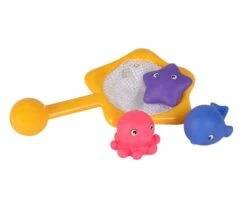 SIMBA TOYs ABC Bathtime Animals With Net, 3-ass.