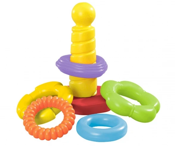 SIMBA TOYs ABC Stacking Ring Pyramid 2 SIMBA TOYs ABC Stacking Ring Pyramid - Image 2