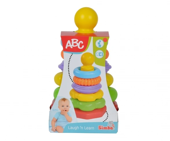 SIMBA TOYs ABC Stacking Ring Pyramid 7 SIMBA TOYs ABC Stacking Ring Pyramid - Image 7