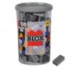 SIMBA TOYs Blox 100 Grey 8 Pin Bricks In Box
