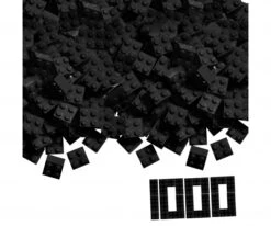 SIMBA TOYs Blox 1000 Black 4 Pin Bricks Loose