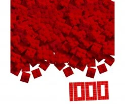 SIMBA TOYs Blox 1000 Red 4 Pin Bricks Loose