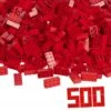 SIMBA TOYs Blox 500 Red 8 Pin Bricks Loose