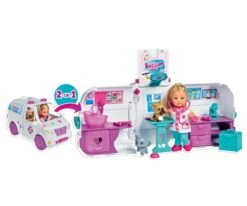 SIMBA TOYs Evi LOVE Doctor Evi 2-in-1 Vet Mobile