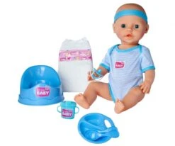 SIMBA TOYs New Born Baby Baby Doll, Blue Accessories