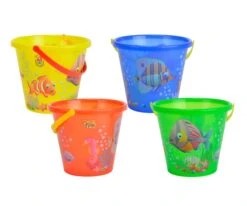 SIMBA TOYs Sand Bucket Transparent, 4-ass.